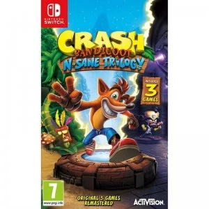Crash Bandicoot N Sane Trilogy Nintendo Switch Game