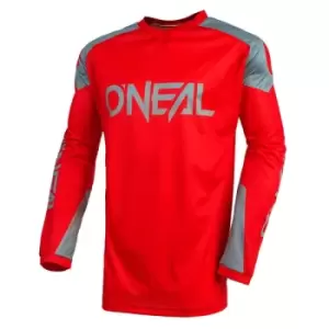 O'Neal Matrix Ridewear Long Sleeve Jersey Red/Grey X Large