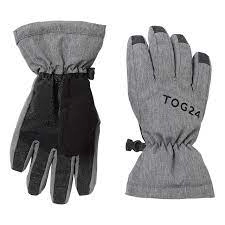 Tog 24 Dark grey marl Lockton waterproof ski gloves - XS