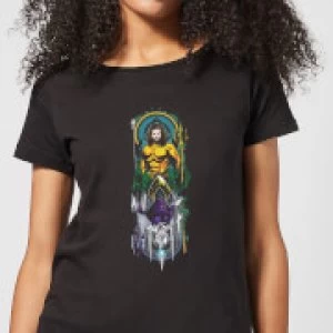 Aquaman and Ocean Master Womens T-Shirt - Black - 5XL