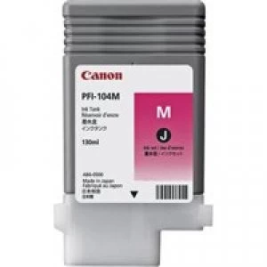 Canon 3631B001 PFI104 Magenta Ink 130ml