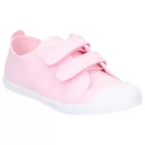 Flossy Sasha Girls Junior Touch Fastening Shoe (1 UK) (Pink)