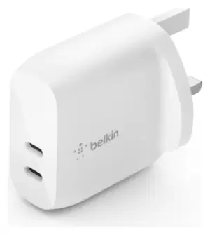 Belkin Fast Charge 40W Dual Port Mains Charger - White