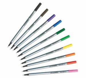 Value Fineliners Assorted Colours PK10