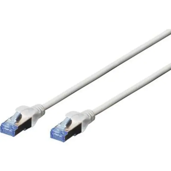 Digitus DK-1531-100 RJ45 Network cable, patch cable CAT 5e SF/UTP 10.00 m Grey DK-1531-100