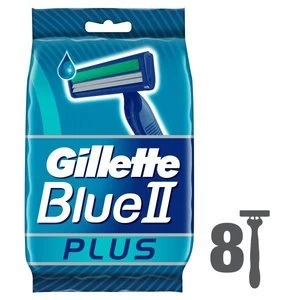 Gillette Blue II Plus 8 Razors