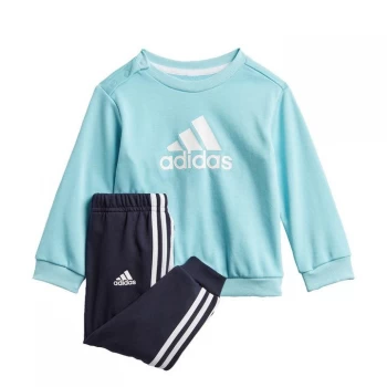 adidas Badge of Sport French Terry Jogger Kids - Hazy Sky / White