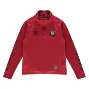 Hummel Southampton FC Zip Sweater 2021 2022 Juniors - Red