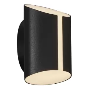 Nordlux Grip Smart LED Outdoor Up & Down Wall Light - Black