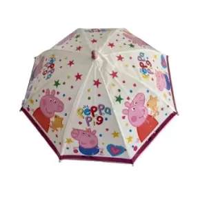 Peppa Pig Childrens/Kids Character Umbrella (One Size) (Multi)