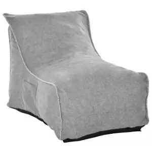 Homcom Bean Bag Chair Large With Washable Cover Dark Grey