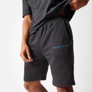 Mennace Essentials Mid Length Shorts - Black