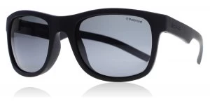 Polaroid Junior Palladium 8020S Sunglasses Black Rubber YYV Polariserade 46mm
