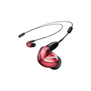 Shure SE535 Headset Wired In-ear Calls/Music Black Red