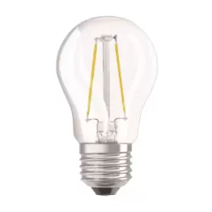 Osram 1.6W Parathom Clear LED Globe Bulb ES/E27 Very Warm White - 287945-287945