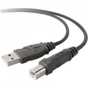 Belkin USB 2.0 Cable [1x USB 2.0 connector A - 1x USB 2.0 connector B] 3m Black