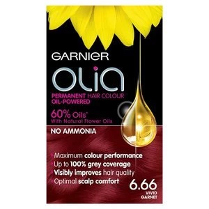 Garnier Olia Permanent Hair Dye 6.66 Vivid Garnet Red