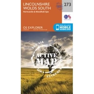 Lincolnshire Wolds South by Ordnance Survey (Sheet map/Active map, folded, 2015)
