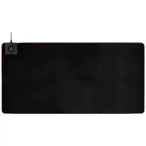 DELTACO GAMING DMP330 Gaming mouse pad Backlit Black (W x H x D) 1190 x 4 x 590 mm