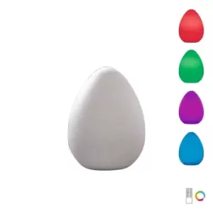 Huevo Egg Table Lamp Induction LED RGB Outdoor IP65, 120lm, Opal White