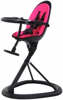 Ickle Bubba Orb Pink on Black Highchair
