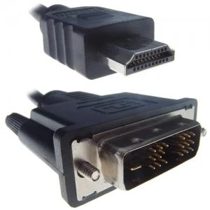 DP Building Systems 26-1684 video cable adapter 2m HDMI Type A (Standard) DVI-D Black