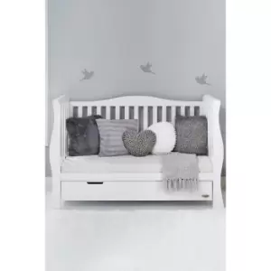 Obaby Stamford Luxe White Cot Bed