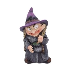 Double Double Witch and Cauldron Figurine