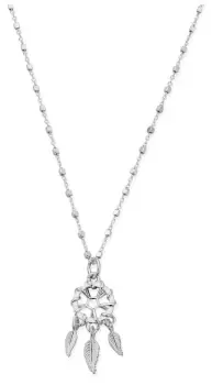 ChloBo SNDC3290 Delicate Cube Chain Dream Catcher Necklace Jewellery