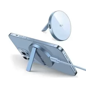 ESR HaloLock Kickstand Wireless Charger MagSafe Compatible Sierra Blue
