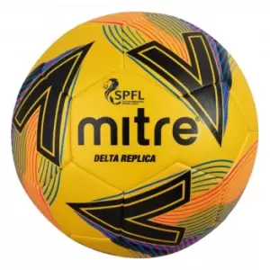 Mitre Delta Spfl Replica Football (yellow/Black/Blue, 5)