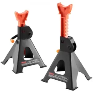 VEVOR Jack Stands, 3 Ton (6,000 lbs) Capacity Car Jack Stands, 10.8-16.3 inch Adjustable Height, for lifting SUV, Pickup Truck, Car and UTV/ATV, Red,