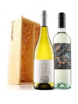 Virgin Wines VIRGIN WINES White DUO IN A WOODEN GIFT BOX, One Colour, Women