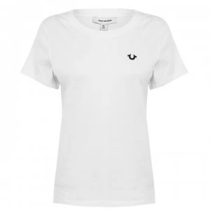True Religion Horseshoe T Shirt - Bright White
