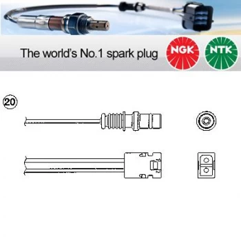 1x NGK NTK Oxygen O2 Lambda Sensor OZA446-E14 OZA446E14 (1837)