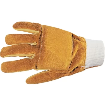 Honeywell 2049132 Velvet Shock Palm-side Coated Yellow Gloves - Size 10