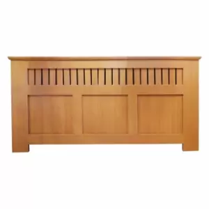 At Home Comforts Panel Oak Effect Radiator Cover X Large
