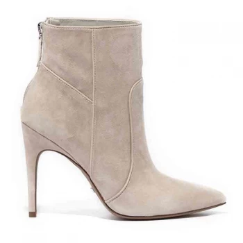 Reiss Enya Ankle Boots - Truffle Suede