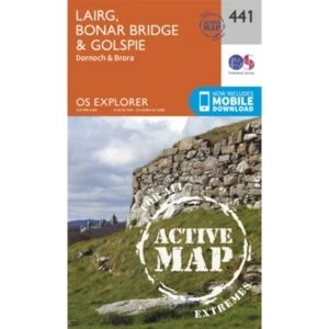 Lairg, Bonar Bridge and Golspie by Ordnance Survey (Sheet map, folded, 2015)