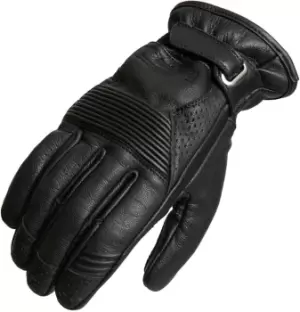 Lindstrands Lauder Motorcycle Gloves, black, Size L, black, Size L