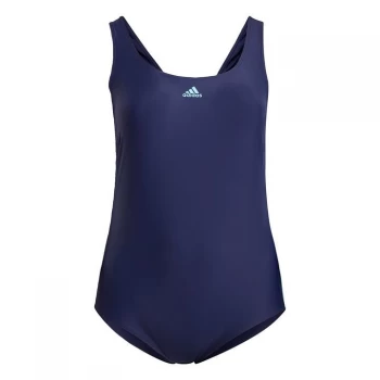 adidas Classic 3-Stripes Swimsuit Womens - Team Navy / Pulse Aqua