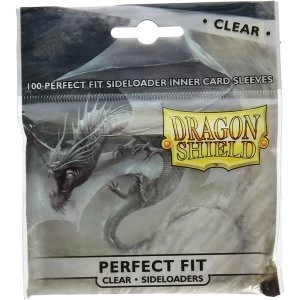 Dragon Shield Clear Perfect Fit Sideloader Card Sleeves - 100 Sleeves