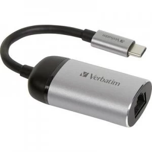 Verbatim USB-C Adapter [1x USB-C plug - 1x RJ45 socket] 49146