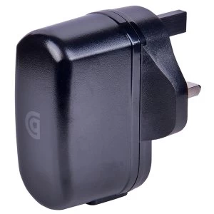Griffin GP-010-BLK Mains Charger with USB-A to Lightning Cable - Black UK Plug