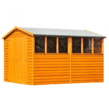 Shire Window Overlap Apex Shed - 8ft x 10ft (2390mm x 2990mm)