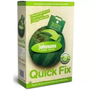 Lawn Seed Fertilizer Lawn Feed - Quick Fix With Growmore - 500g Carton - Johnsons