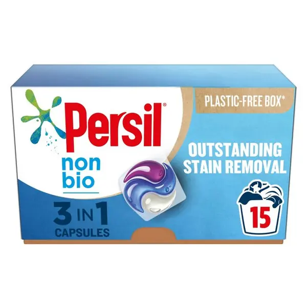 Persil 3-in-1 Non Bio Washing Capsules 15 Washes