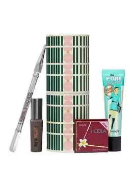 Benefit Giftin Goodies Mascara, Brow Pencil, Primer & Bronzer Gift Set Worth &pound;84.50, One Colour, Women