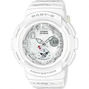 Casio Baby-G Hello Kitty Series Analog-Digital Watch BGA-190KT-7B - White