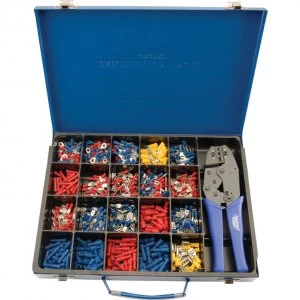 Draper 590 Piece Ratchet Cable Crimping Tool and Terminal Kit